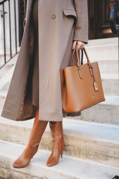 bown bag and boots