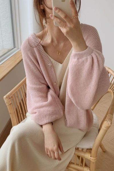 cardigan with dress